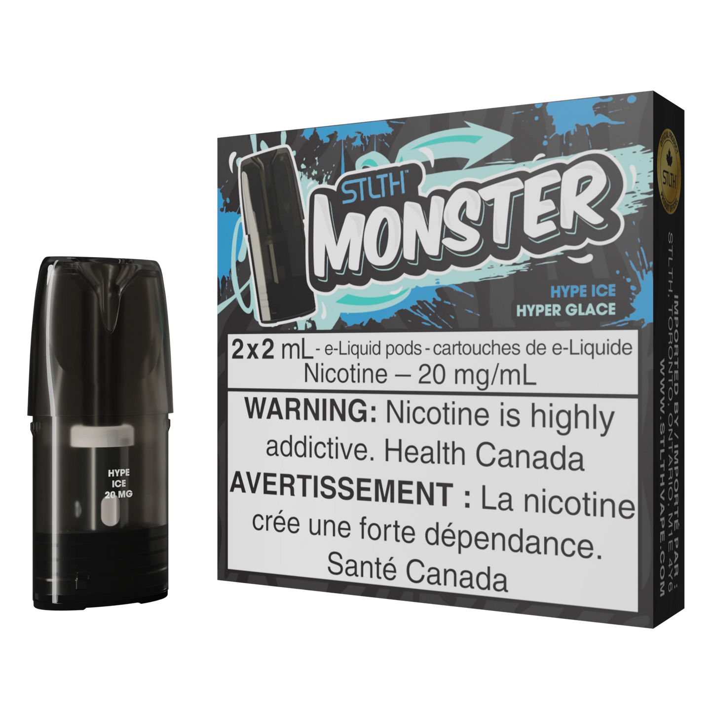 MONSTER PODS - STRAWNANA KIWI ICE