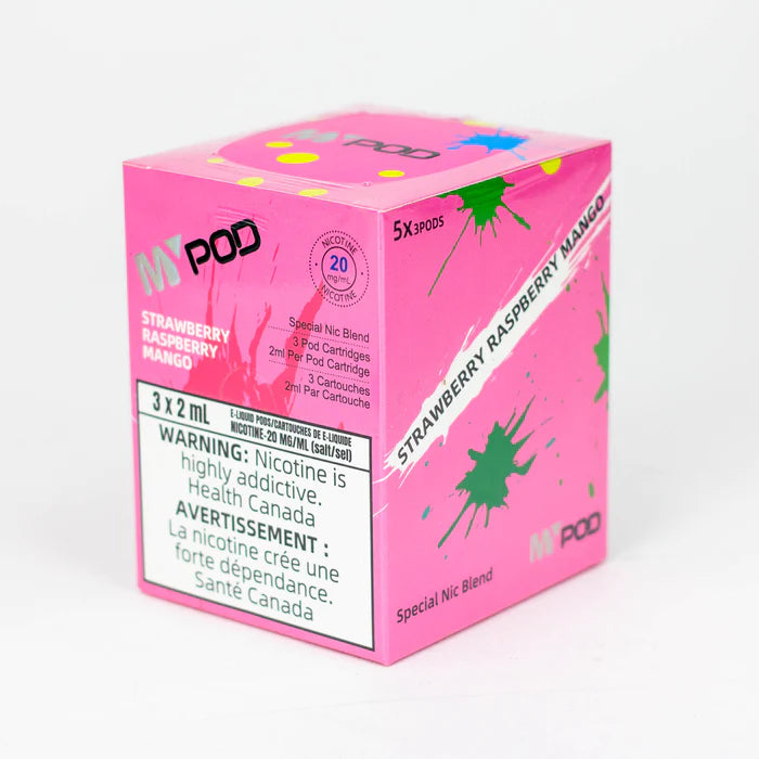 MY PODS S50 STLTH COMPATIBLE $10 STRAWBERRY RASPBERRY MANGO