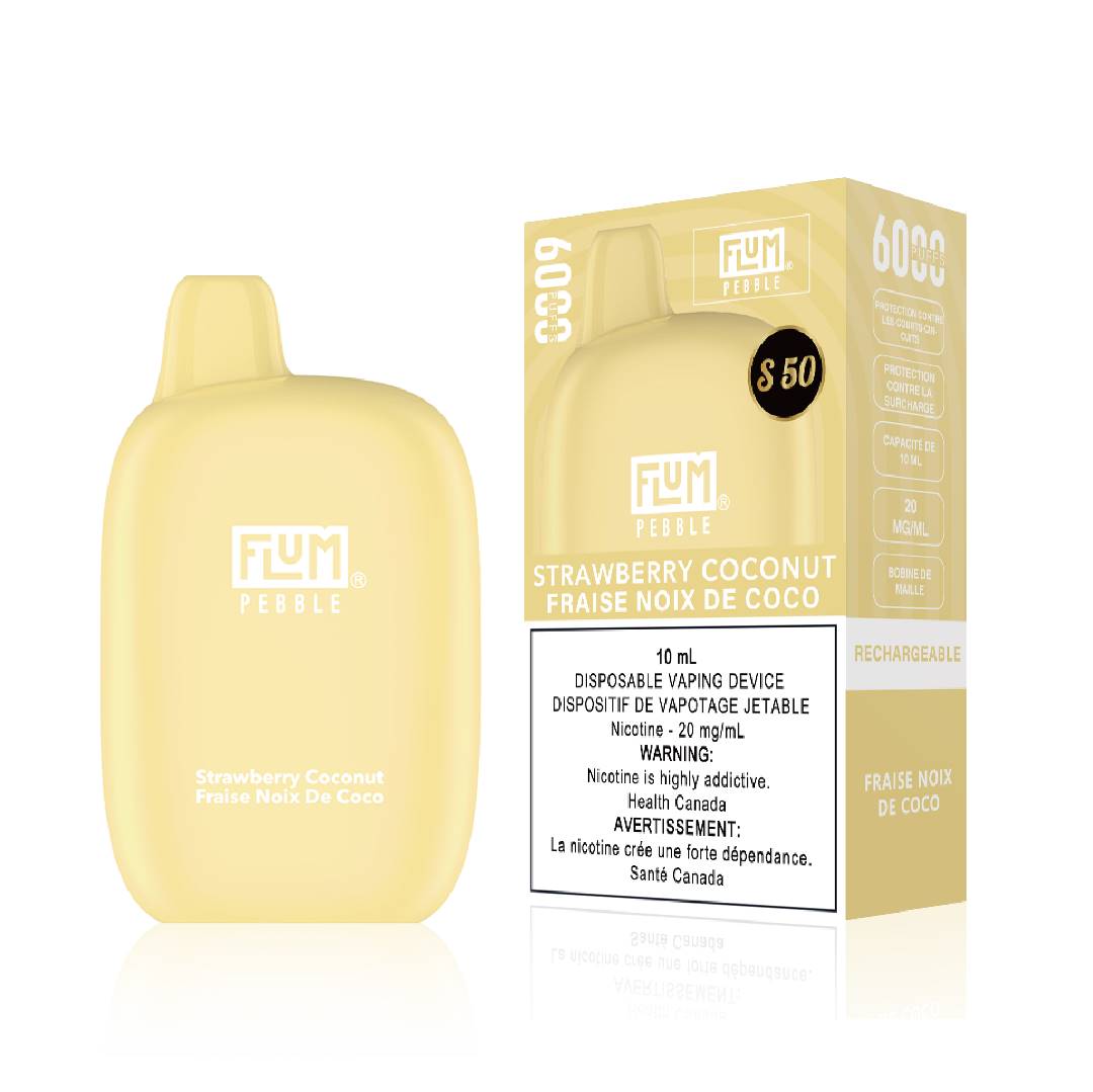 FLUM PEBBLE - STRAWBERRY COCONUT Windsor Vape FLUM PEBBLE - STRAWBERRY COCONUT Windsor Vape