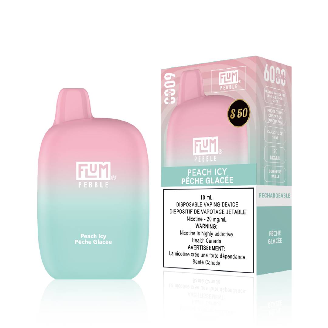 Flum Pebble Arctic Icy Flum Pebble 6000 Disposable .98 FLUM PEBBLE - PEACH ICY Windsor Vape Flum Pebble Arctic Icy Flum Pebble 6000 Disposable .98 FLUM PEBBLE - PEACH ICY Windsor Vape