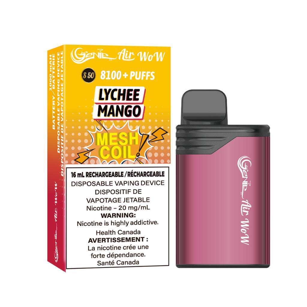 GENIE AIR WOW BOX - LYCHEE MANGO (10 Pc/box)