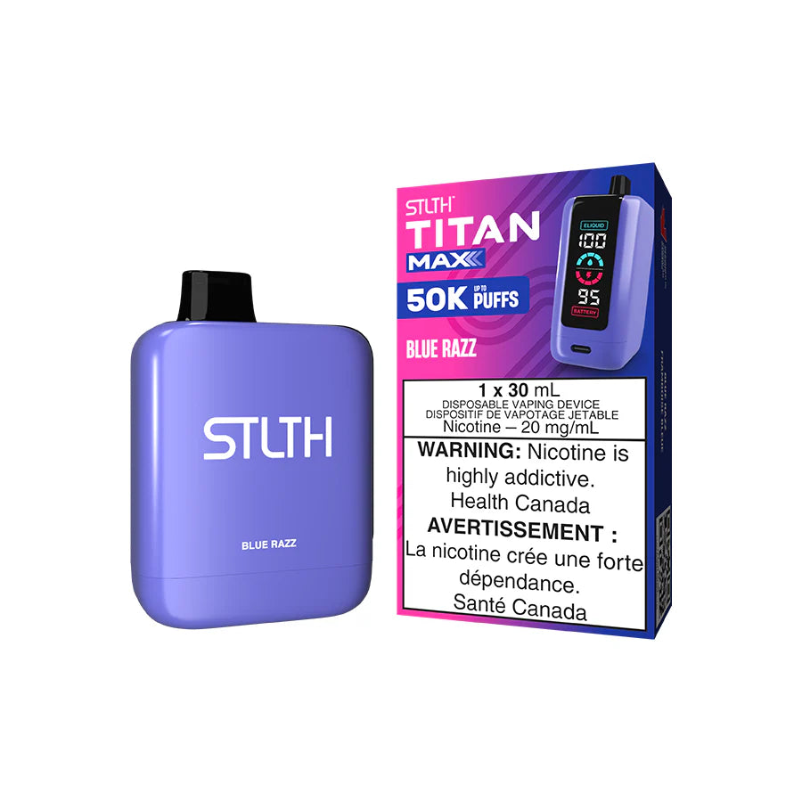 STLTH TITAN MAX 50000 - BLUE RAZZ