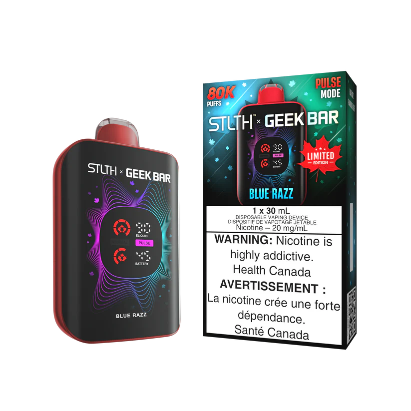 STLTH GEEKBAR 80K - BLUE RAZZ (CANADA LIMITED EDITION)