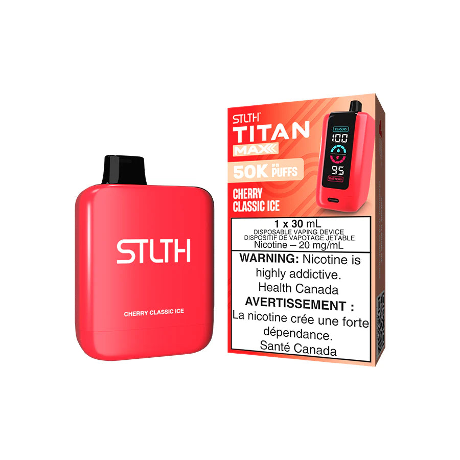 STLTH TITAN MAX 50000 - CHERRY CLASSIC ICE