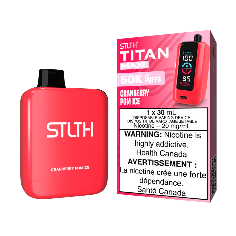 STLTH TITAN MAX 50000 - CRANBERRY POM ICE