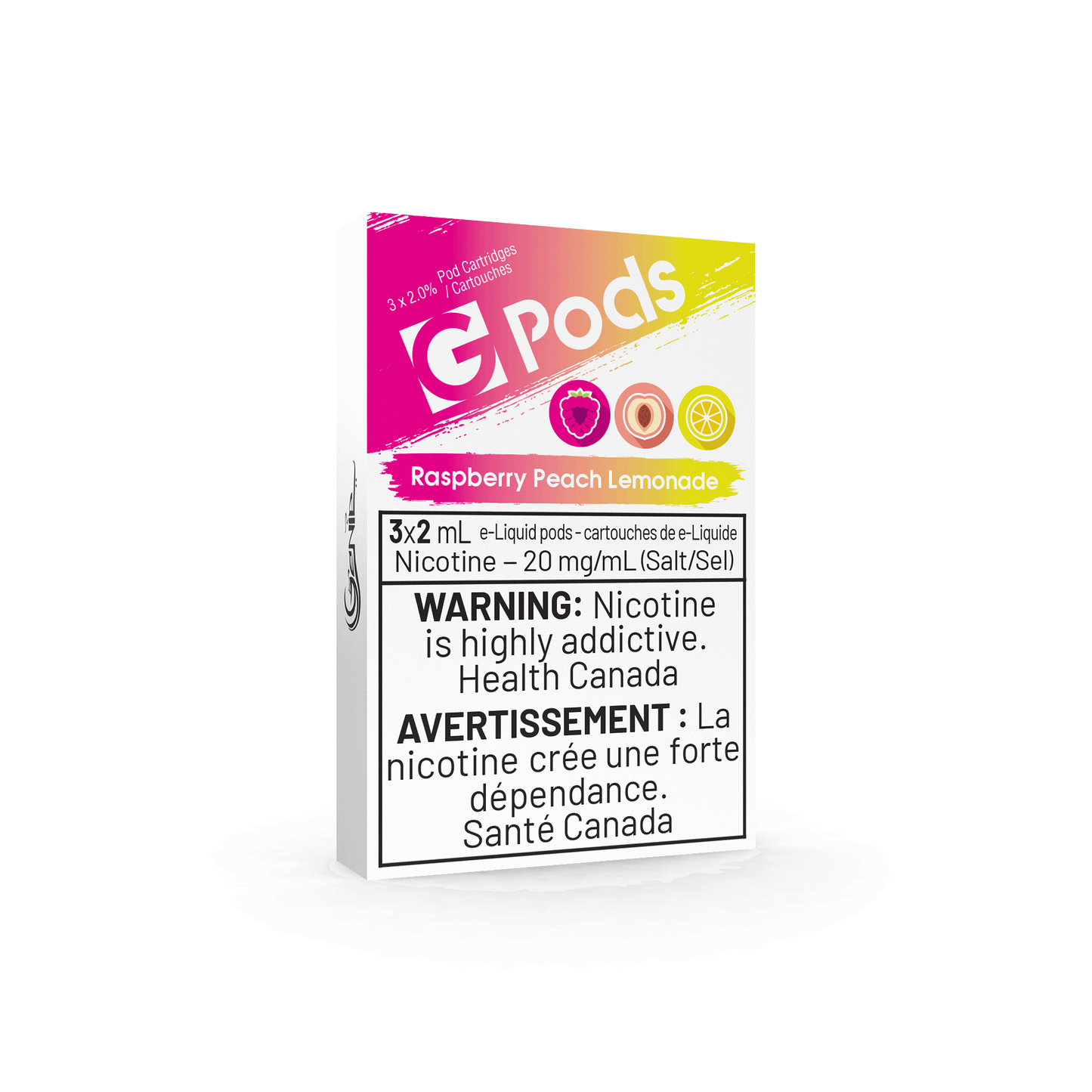 G PODS - RASPBERRY PEACH LEMONADE