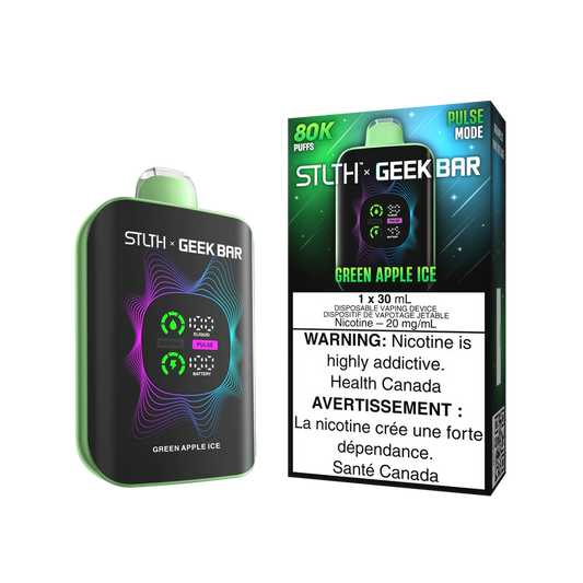 STLTH GEEKBAR 80K - GREEN APPLE ICE