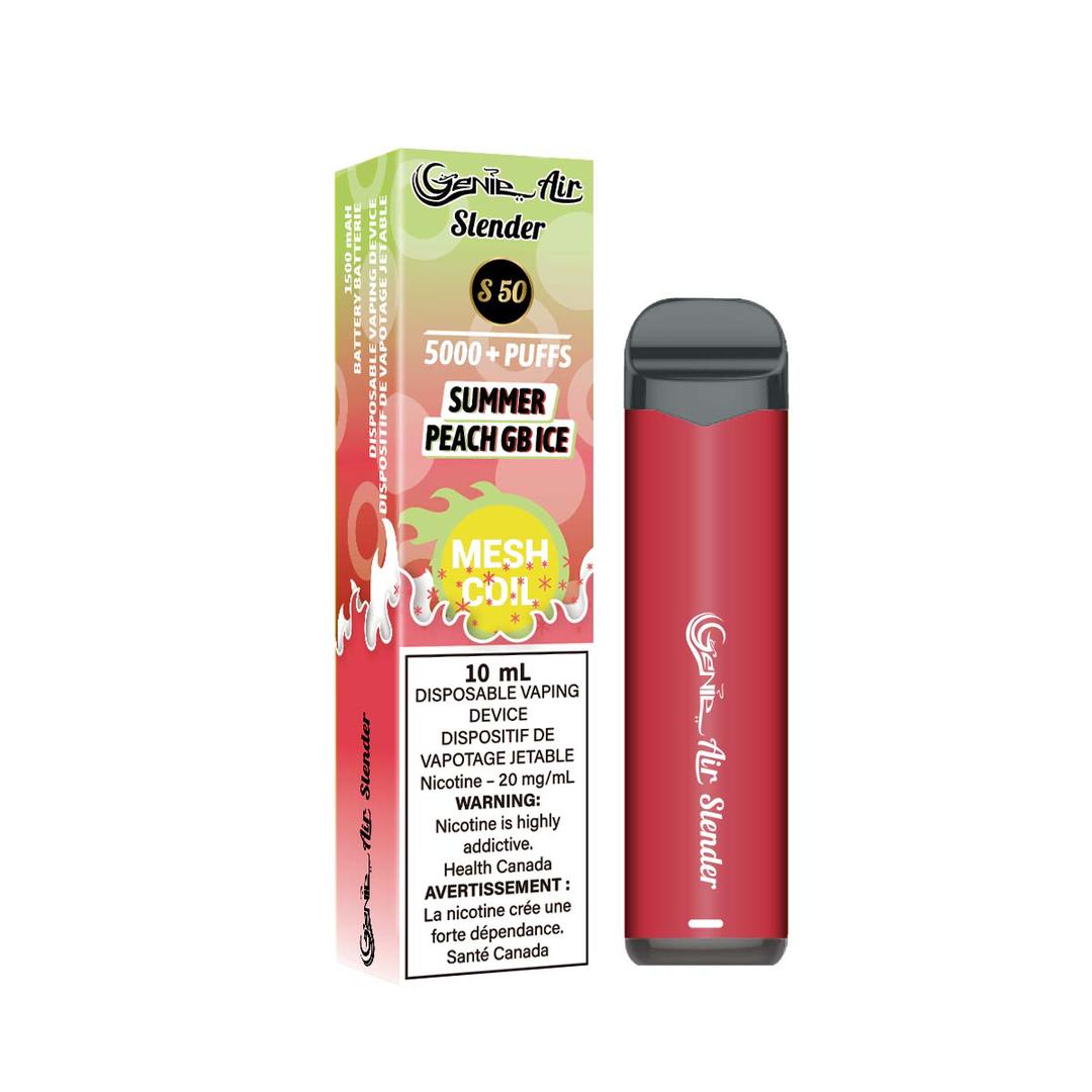 GENIE AIR SLENDER - SUMMER PEACH GB ICE (10 pc / box)