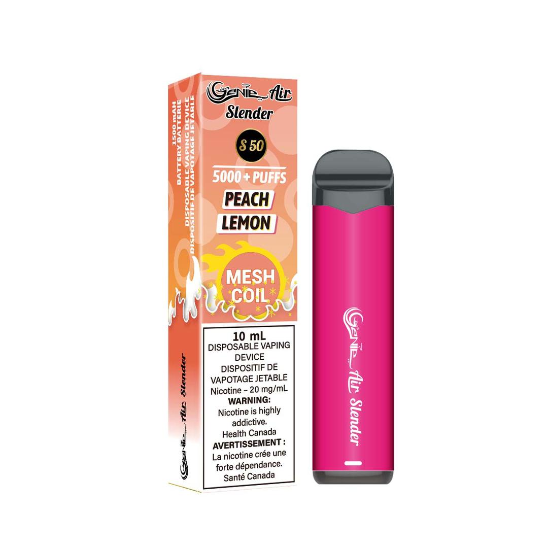 GENIE AIR SLENDER BOX - PEACH LEMON (10 pc / box)