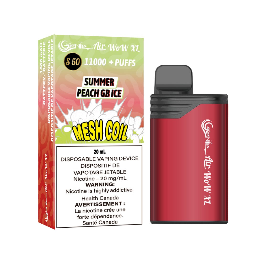 GENIE AIR WOW XL - SUMMER PEACH GB ICE (11000)