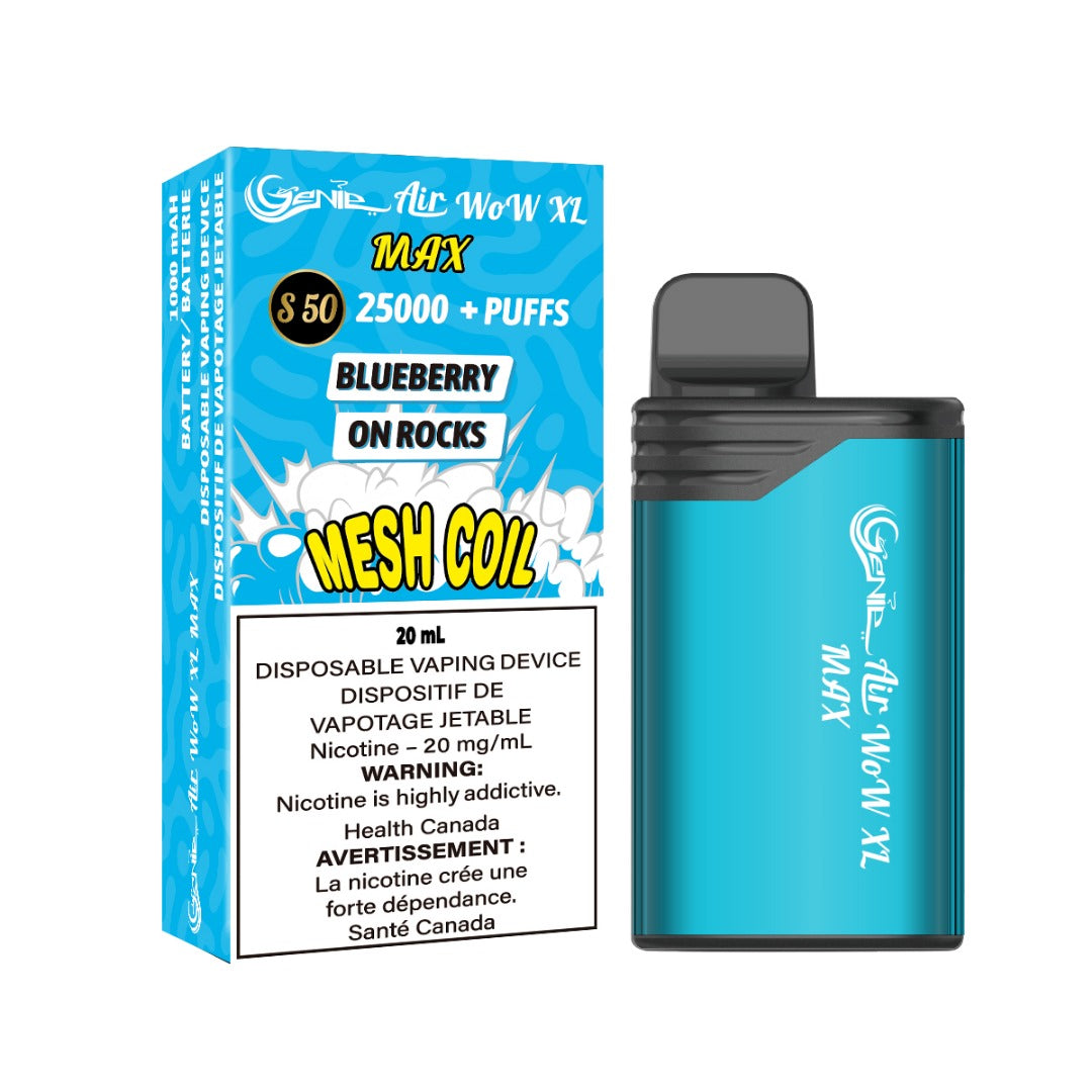 GENIE AIR WOW XL MAX - BLUEBERRY ON ROCKS (25000)