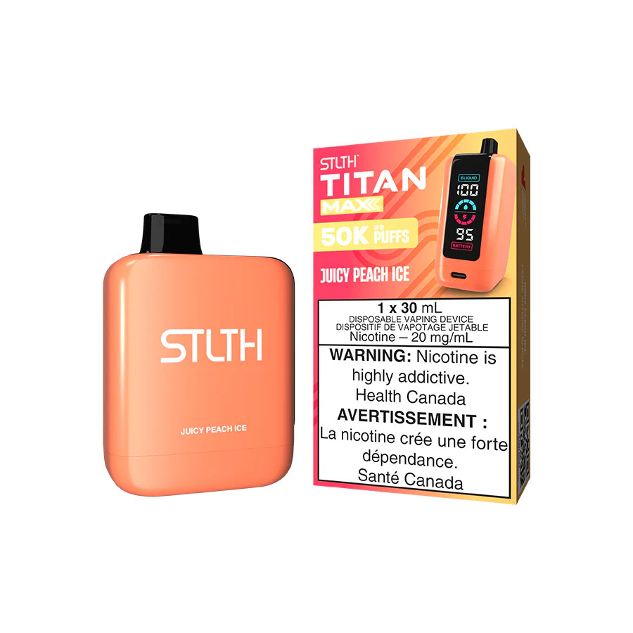 STLTH TITAN MAX 50000 - JUICY PEACH ICE