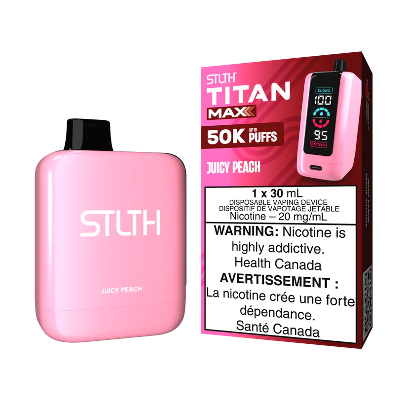 STLTH TITAN MAX 50000 - JUICY PEACH