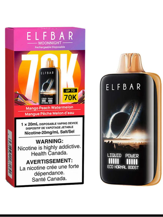 ELFBAR 70K MANGO PEACH WATERMELON $39.99 CHEAP PRICE