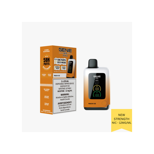 GENIE AIR PRO 50K (12MG/ ML) - PEACH ICE