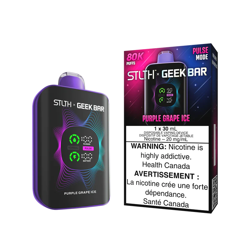 STLTH GEEKBAR 80K - PURPLE GRAPE ICE