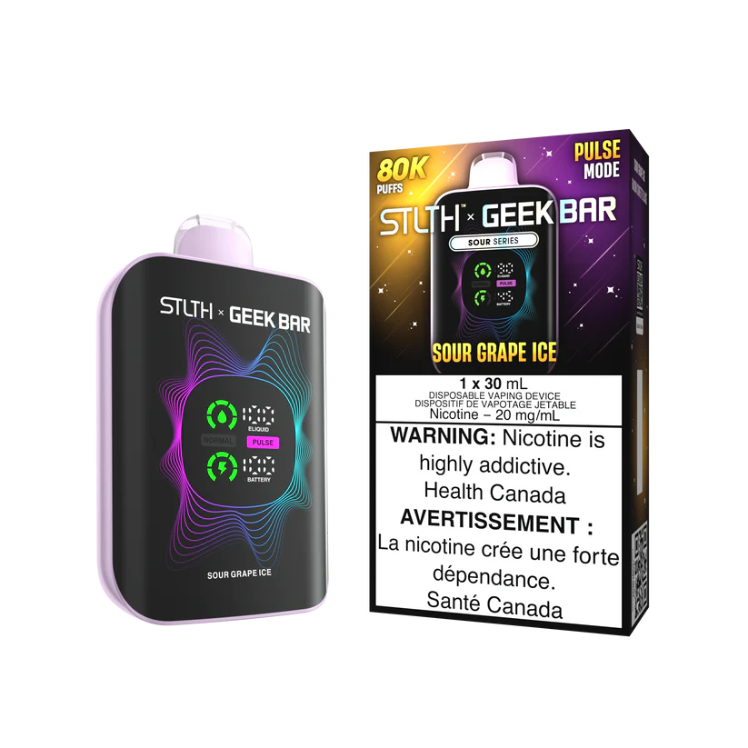 STLTH GEEKBAR 80K - SOUR GRAPE ICE