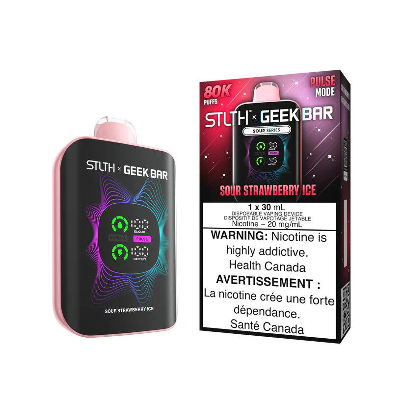 STLTH GEEKBAR 80K - SOUR STRAWBERRY ICE
