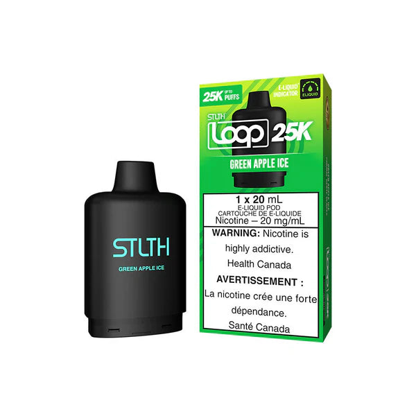 STLTH LOOP 25K POD - GREEN APPLE ICE