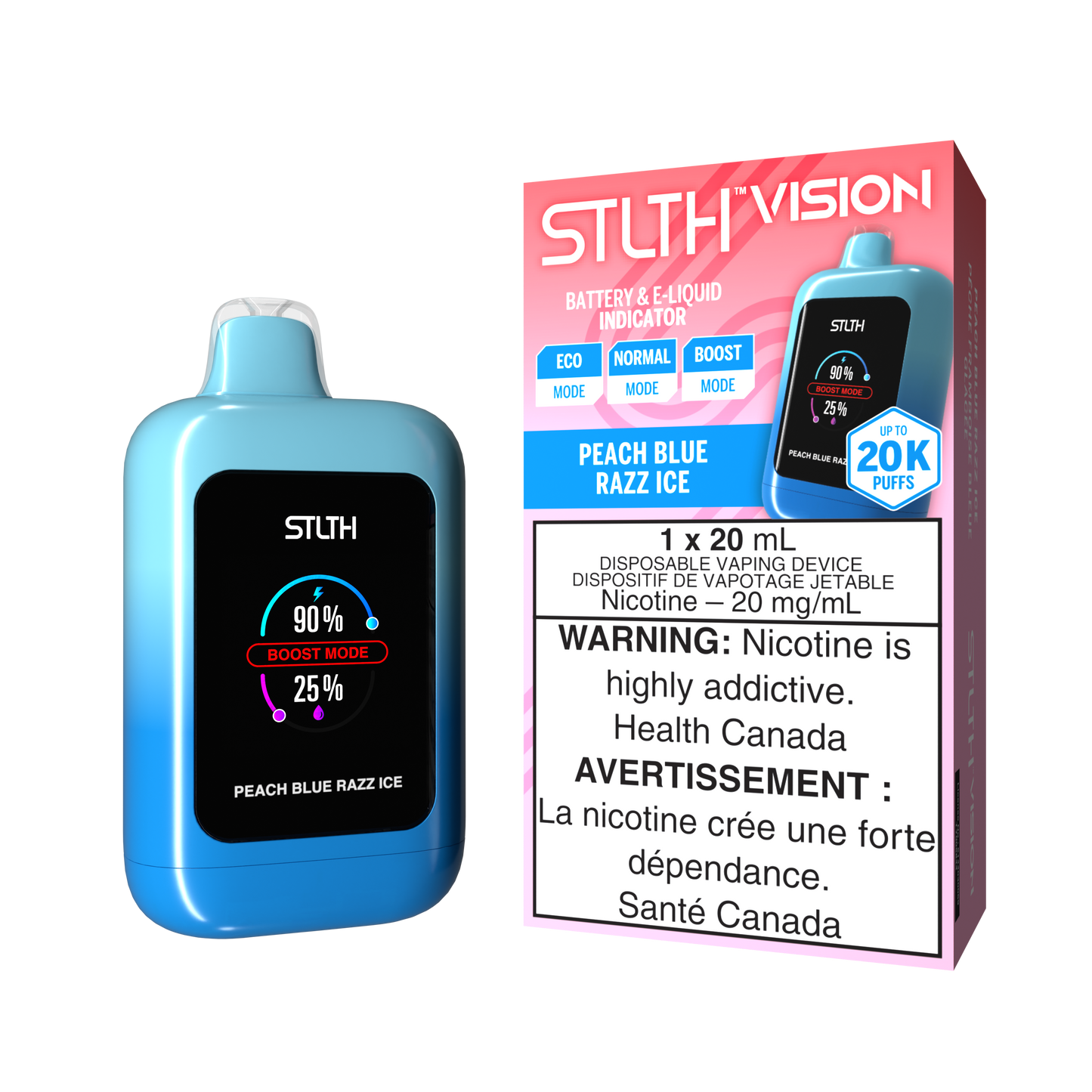 STLTH VISION - PEACH BLUE RAZZ ICE