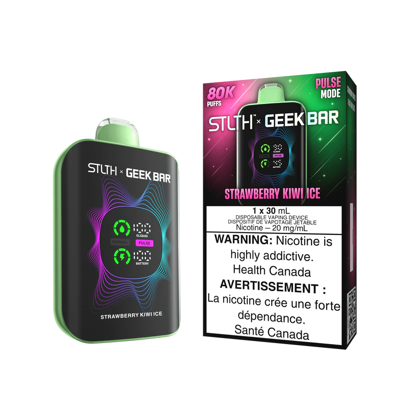 STLTH GEEKBAR 80K - STRAWBERRY KIWI ICE