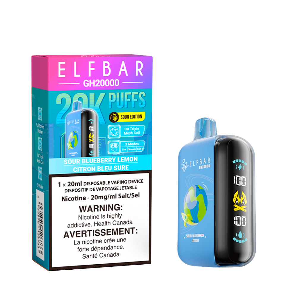 ELFBAR 20000 - SOUR BLUEBERRY LEMON