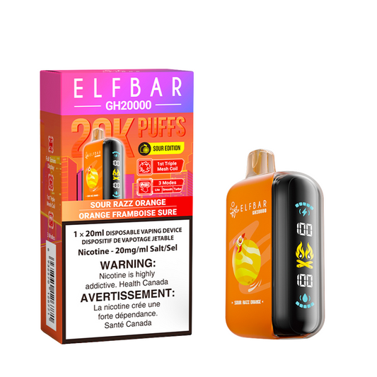 ELFBAR 20000 - SOUR RAZZ ORANGE