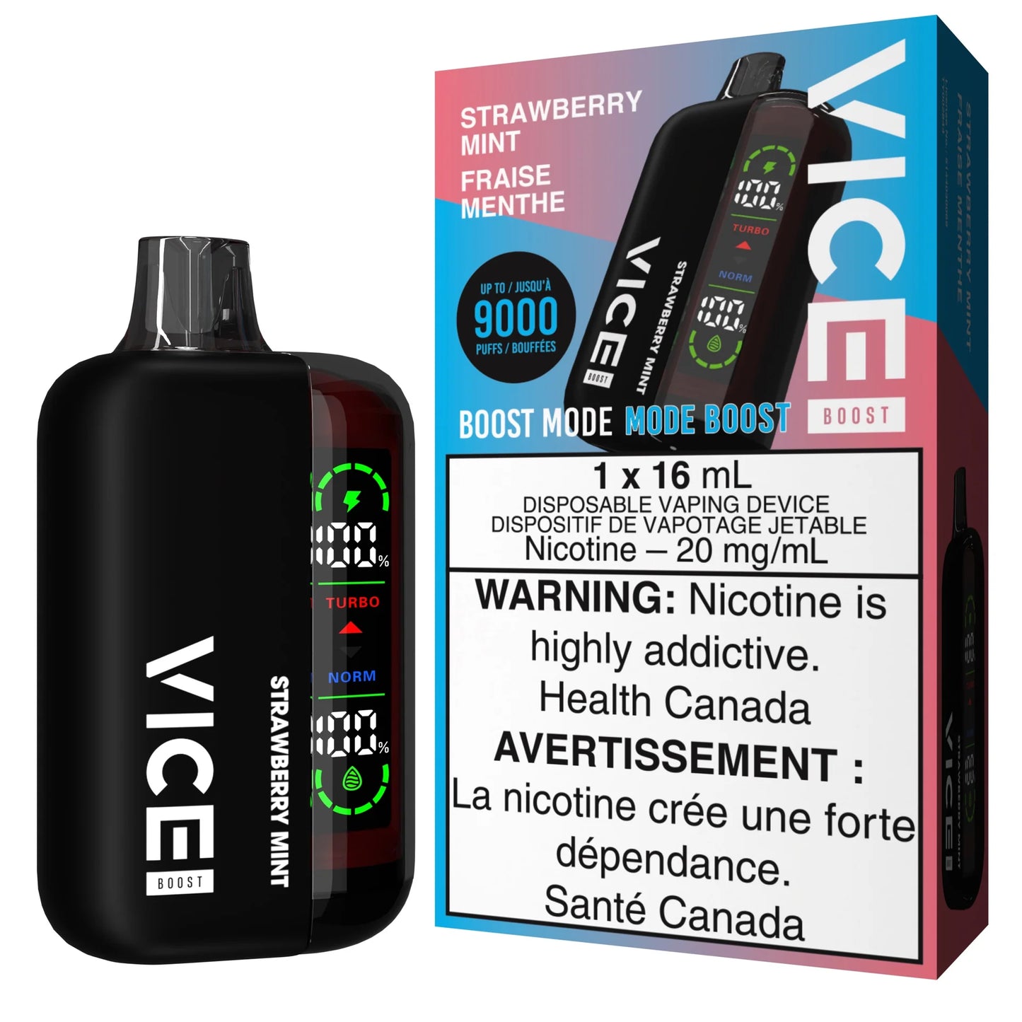 VICE BOOST 9000 - STRAWBERRY MINT