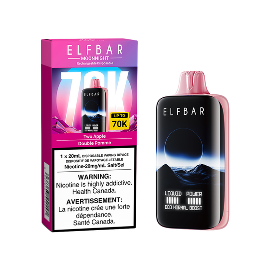 ELFBAR MOONNIGHT 70K - TWO APPLE
