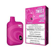 VICE TWIST - Upto 8000 Puffs Battery and Liquid Indicator Adjustable Airflow Rechargeable PRISM ICE