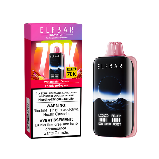 ELFBAR MOONNIGHT 70K - WATERMELON GUAVA