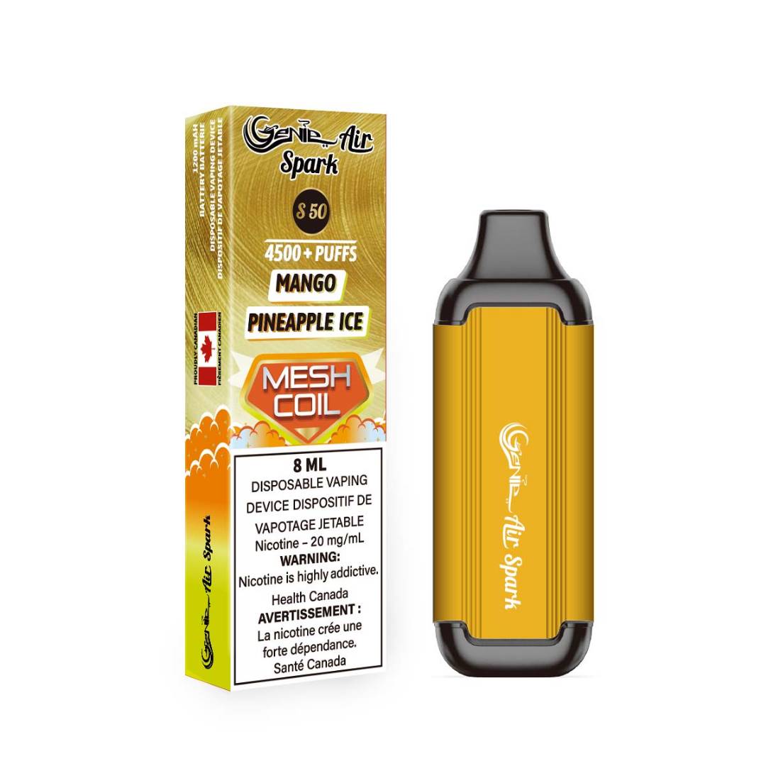 Genie spark 4500 mango pineapple ice synthetic 50