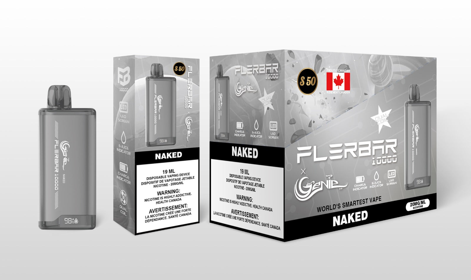 FLERBAR x GENIE - NAKED Windsor Vape FLERBAR x GENIE - NAKED Windsor Vape