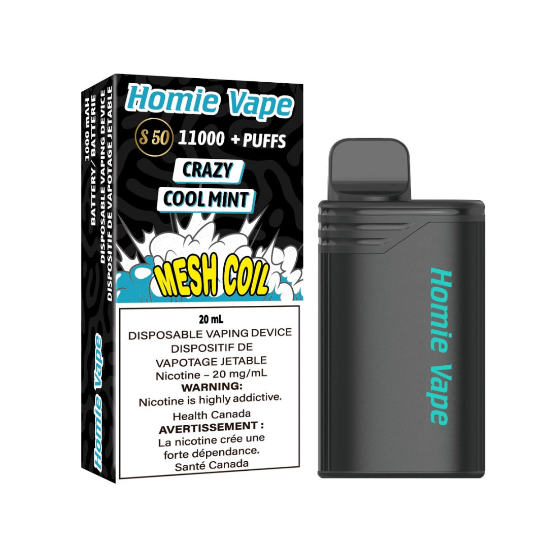 GENIE É HOMIE VAPE 11000 PUFFS COOL MINT