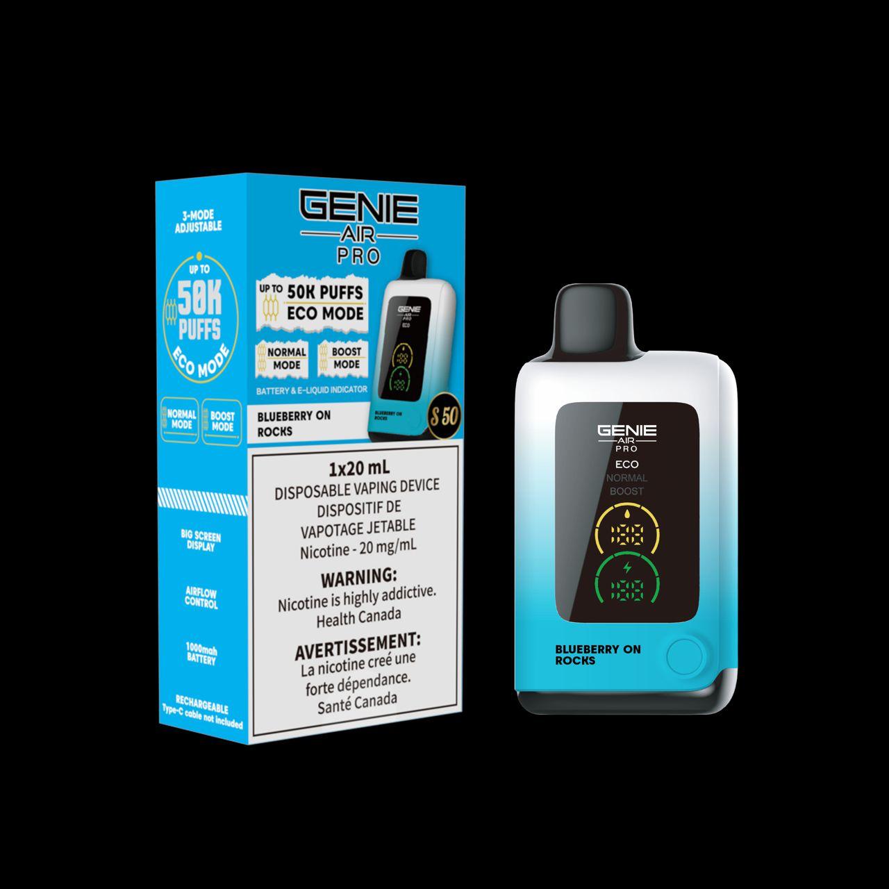 GENIE AIR PRO 50K - BLUEBERRY ON ROCKS