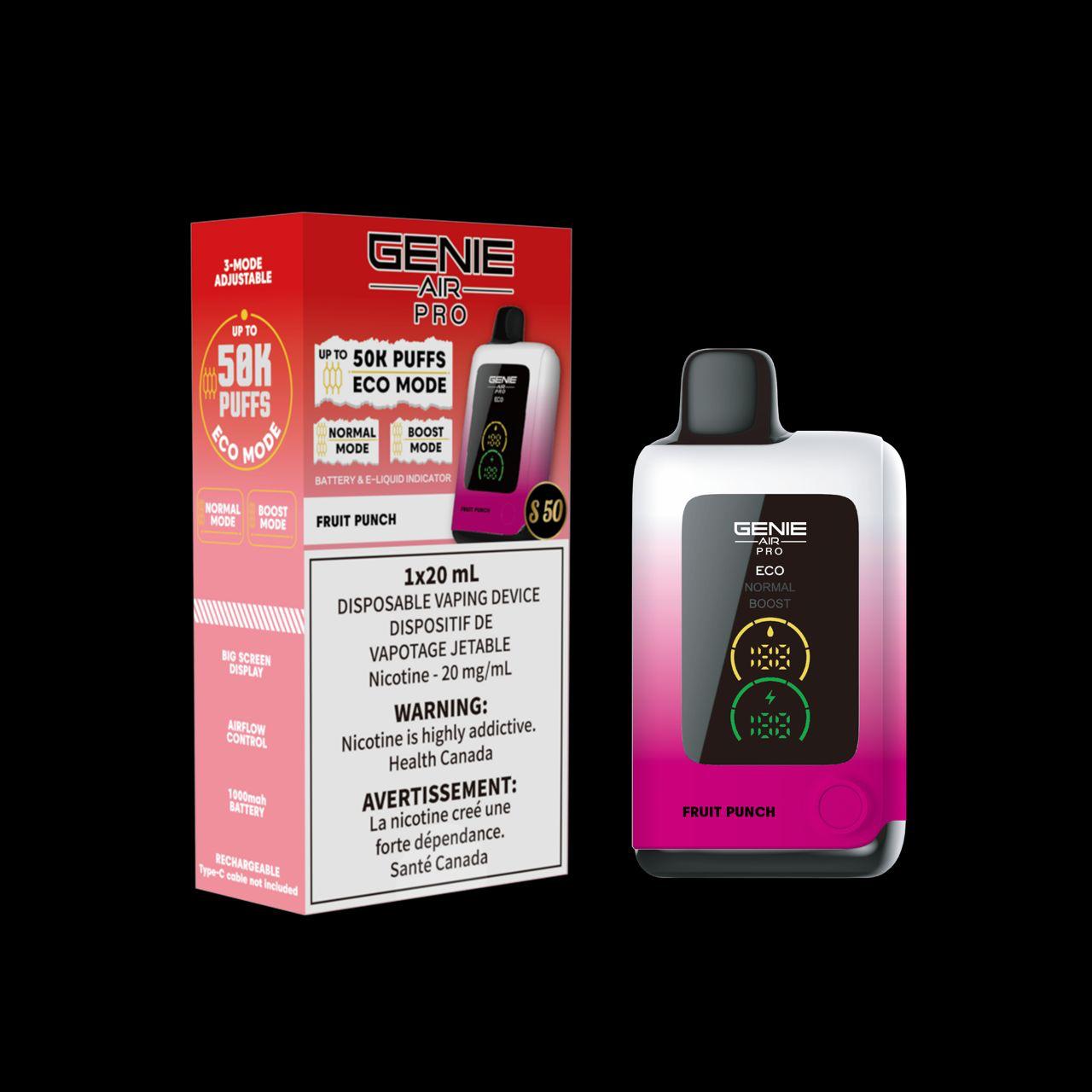 GENIE AIR PRO 50K BOX - FRUIT PUNCH (10 Pc/Box)