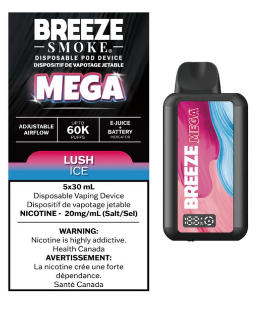 BREEZE MEGA 60K - LUSH ICE