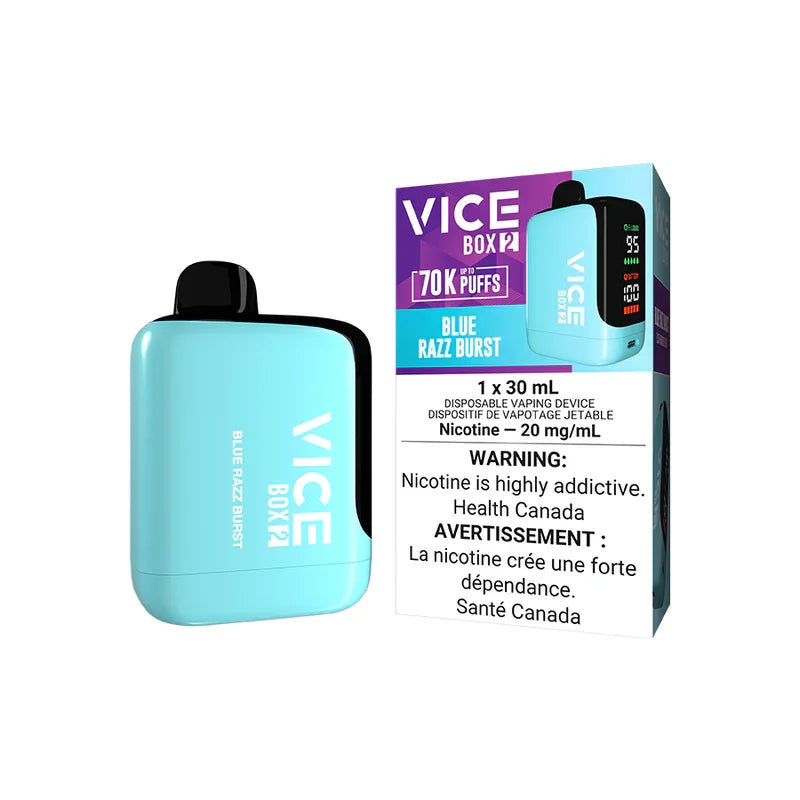 VICE BOX 2 70K - BLUE RAZZ BURST