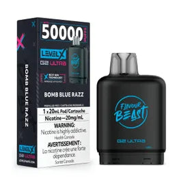 LEVEL X G2 ULTRA 50K - BOMB BLUE RAZZ