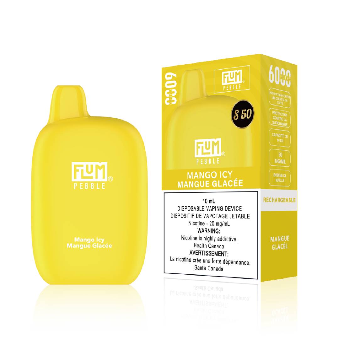 FLUM 6000 PUFFS MANGO ICY $19.99