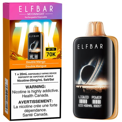 ELFBAR MOONNIGHT 70K - DOUBLE MANGO