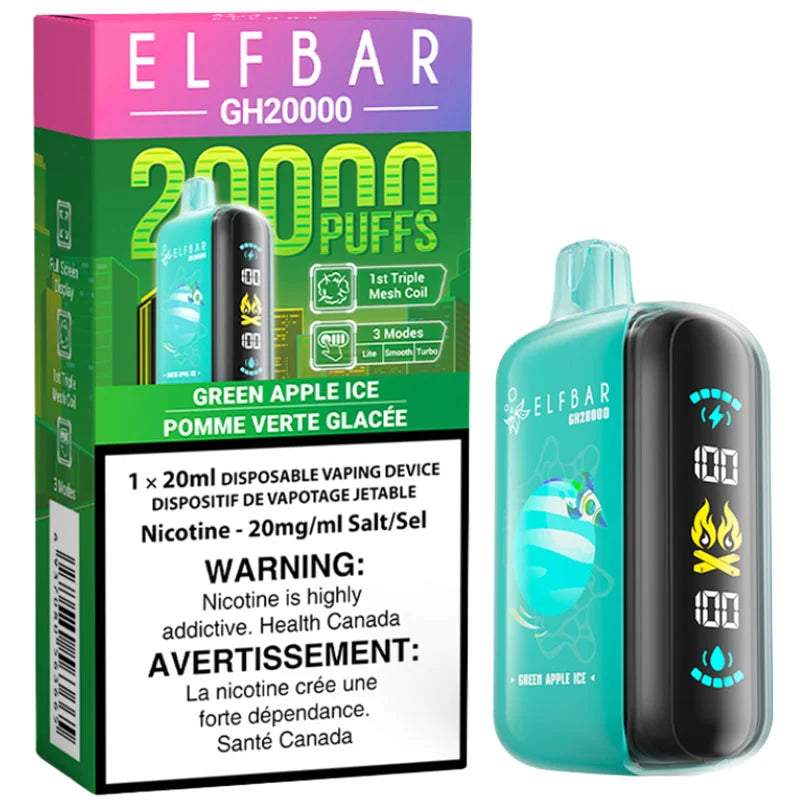 ELFBAR 20000 - GREEN APPLE ICE