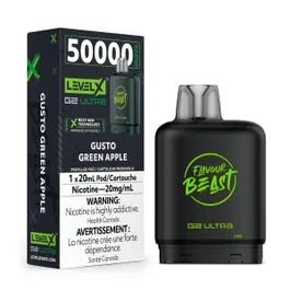 LEVEL X G2 ULTRA 50K - GUSTO GREEN APPLE