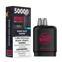 LEVEL X G2 ULTRA 50K - RAGIN' RAZZ MANGO