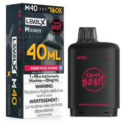 LEVELX M SERIES 160K POD - RAGIN' RAZZ MANGO