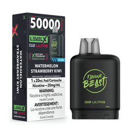 LEVEL X G2 ULTRA 50K - WATERMELON STRAWBERRY KIWI