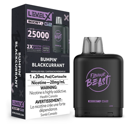 LEVEL X BOOST 25K - BUMPIN' BLACKCURRANT [ON]