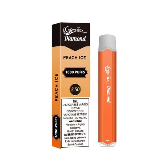 GENIE DIAMOND(1000) BOX - PEACH ICE (10 IN A BOX)