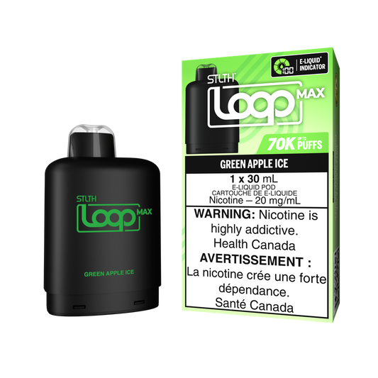STLTH LOOP MAX 70K PODS - GREEN APPLE ICE