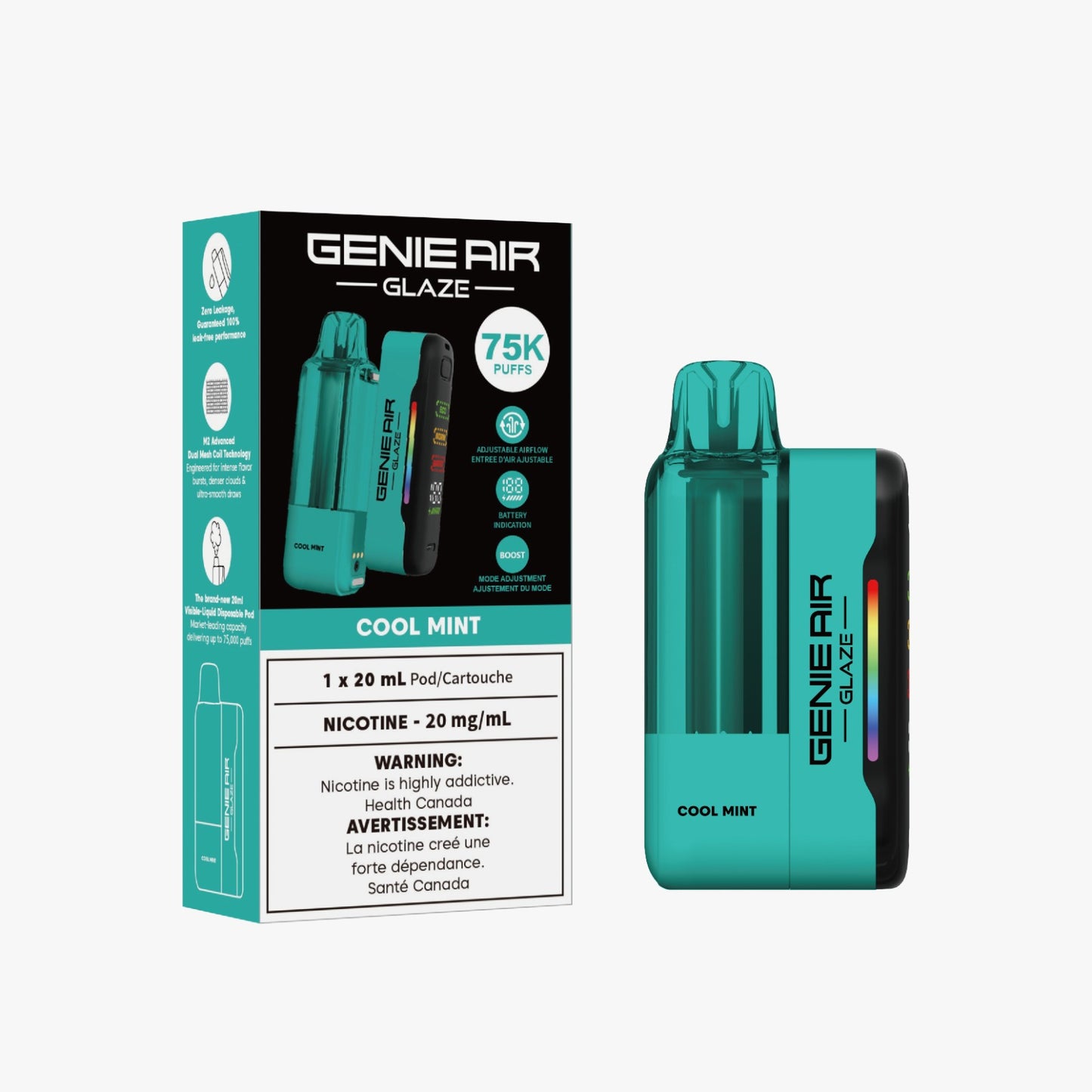 GENIE AIR GLAZE 75000 - COOL MINT